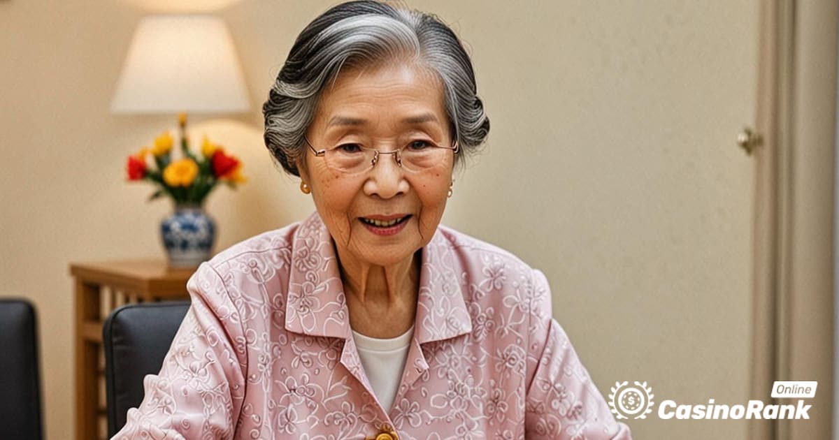První setkání babičky s automatizovaným stolem Mahjong zaujme srdce po celém světě